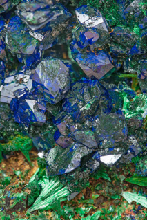 Azurite with Malachite. 