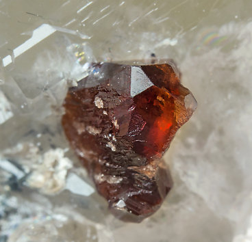 Garnet with Quartz and Albite. 