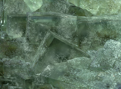 Fluorite with Quartz. 