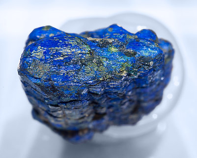 Chalcostibite with Azurite and Malachite. 