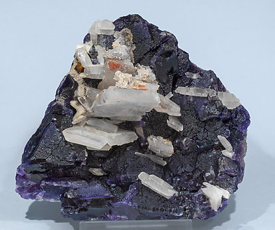 Fluorite with Baryte. 