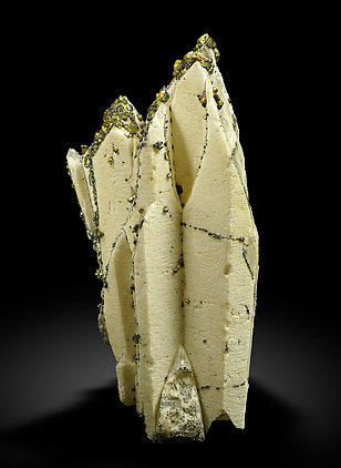 Baryte with Chalcopyrite. Front