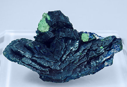 Azurite with Malachite. 