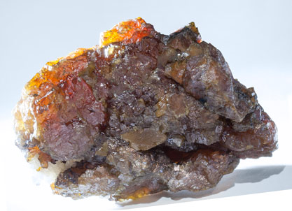 Sphalerite with Quartz. Light behind