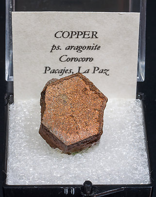 Cobre pseudo Aragonito. 