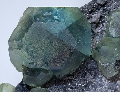 Fluorite with Quartz. 