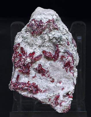 Proustite with Calcite. 