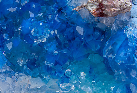 Shattuckite with Quartz and Chrysocolla. 