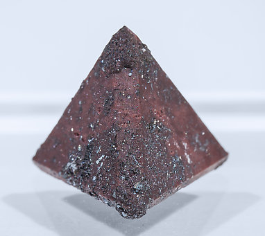 Zunyite with Hematite. Rear