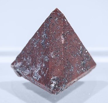 Zunyite with Hematite. Rear