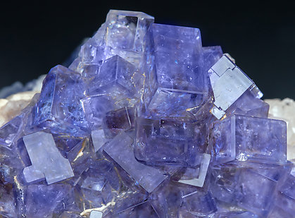 Fluorite with Quartz. 