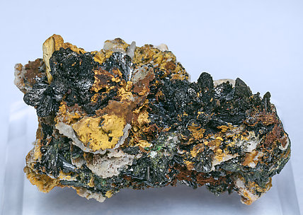 Olivenite with Quartz. 