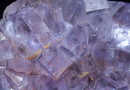 Fluorite with Calcite. 