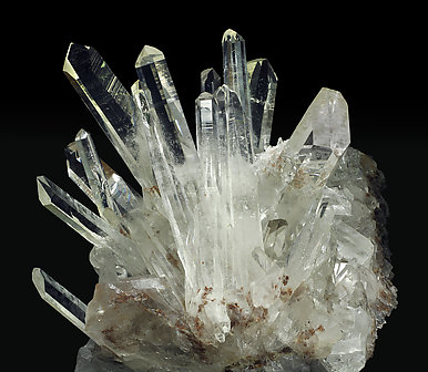 Quartz with inclusions. 