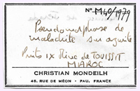 Malachite after Azurite