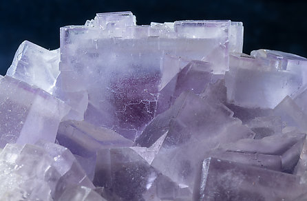 Fluorite with Quartz. Light behind