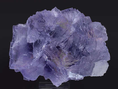 Fluorite with Quartz. Side