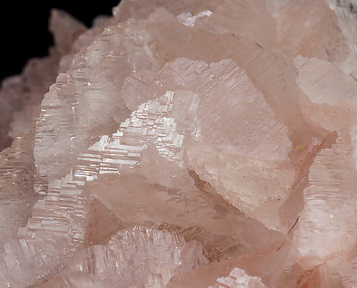 Calcite with Hematite. 