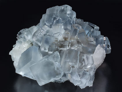 Fluorite with Baryte. Rear