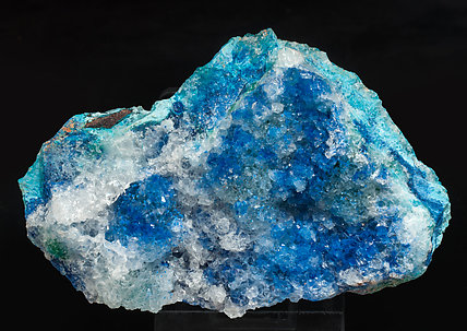 Shattuckite with Quartz. 