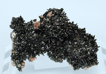 Olivenite with Quartz. Front