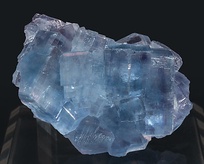 Fluorite with Quartz. Side