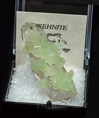 Prehnite with Quartz. 