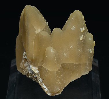 Smithsonite after Calcite with Calcite. Front