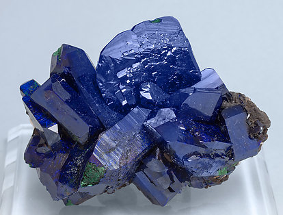 Azurite with Malachite. Front