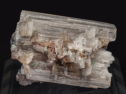 Cerussite with Malachite. Side