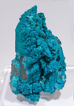 Chrysocolla on Quartz. Side