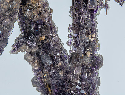 Cosalite with Fluorite. 