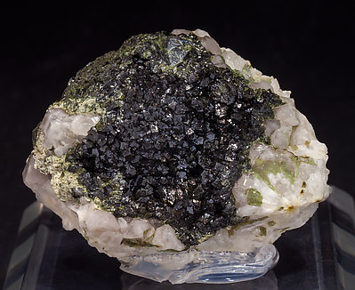 Descloizite with Quartz. 