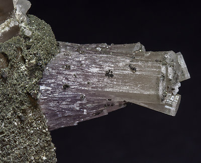 Fluorapatite with Quartz and Chlorite. 