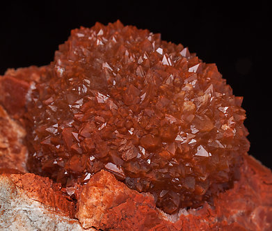 Quartz (variety jacinto de compostela) with Gypsum. 