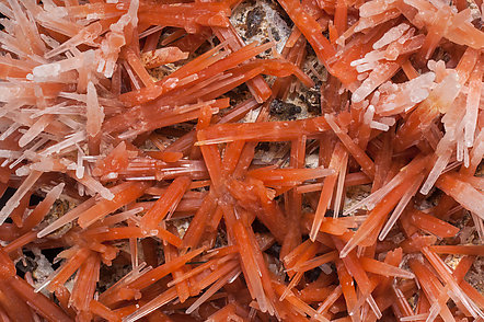 Quartz (variety red quartz) with Quartz. 