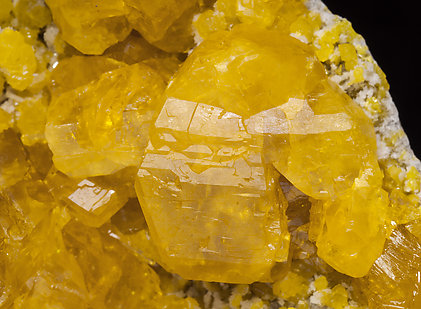 Sulphur with Calcite. 