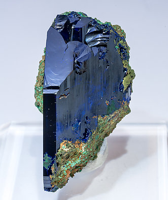 Azurite with Malachite. Side