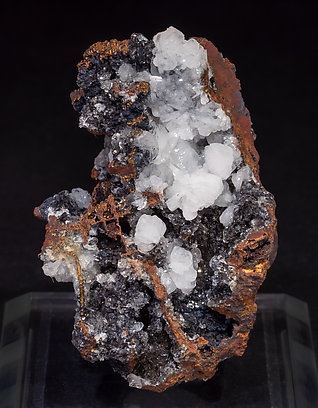 Hemimorphite with limonite. 