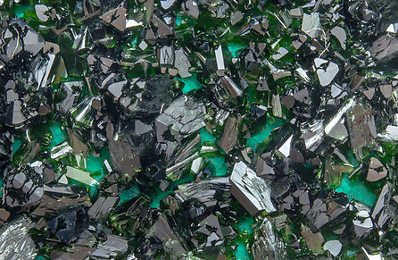 Libethenite with Malachite. 