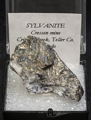 Sylvanite with Quartz. 