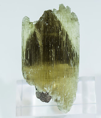 Twinned Diaspore with Rutile. Top - Led light