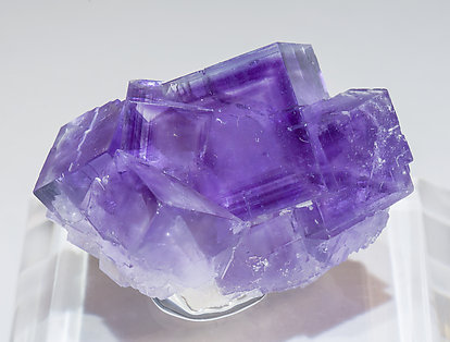 Fluorite with Baryte. Front