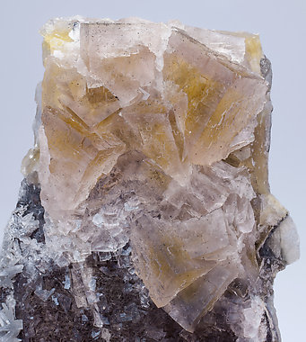 Fluorite with Baryte. 