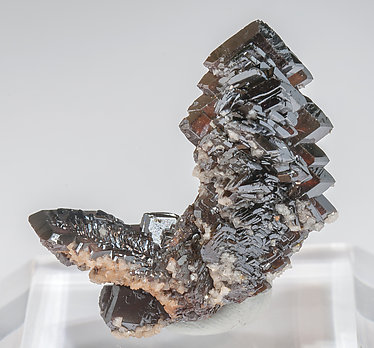 Descloizite with Calcite. Front