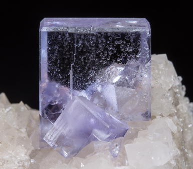 Fluorite with Quartz. 