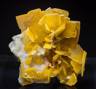 Wulfenite with Dolomite. 