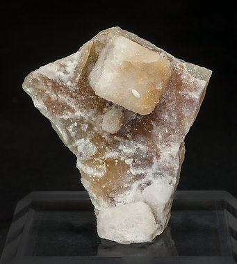 Quartz after Fluorite. 