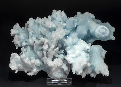 Aragonite (variety cuprian aragonite). 