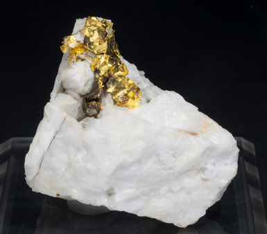 Gold with Quartz. Front